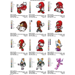 Sonic Embroidery Designs Collections 03